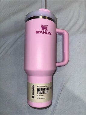 Stanley Pink Insulated Travel Tumbler with Handle